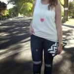 DIY Distressed Jeans