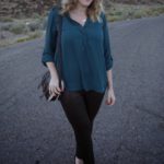 30th Birthday Kick Off in Faux Leather Leggings