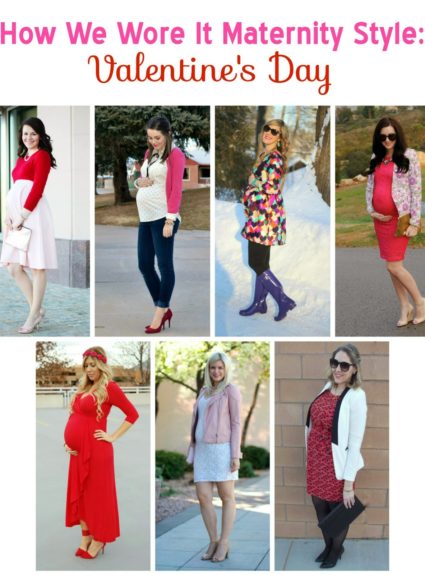 How We Wore It Maternity Style: Valentine’s Day