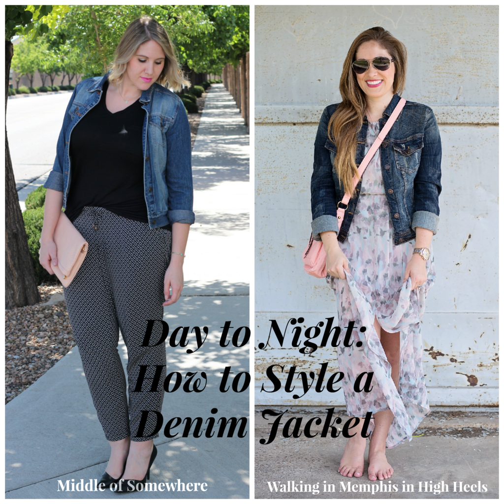 Day to Night: How to Style a Denim Jacket - Middle of Somewhere