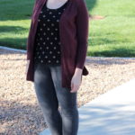 Burgundy and Gray