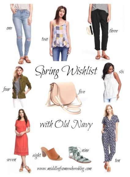 My Spring Wishlist with Old Navy