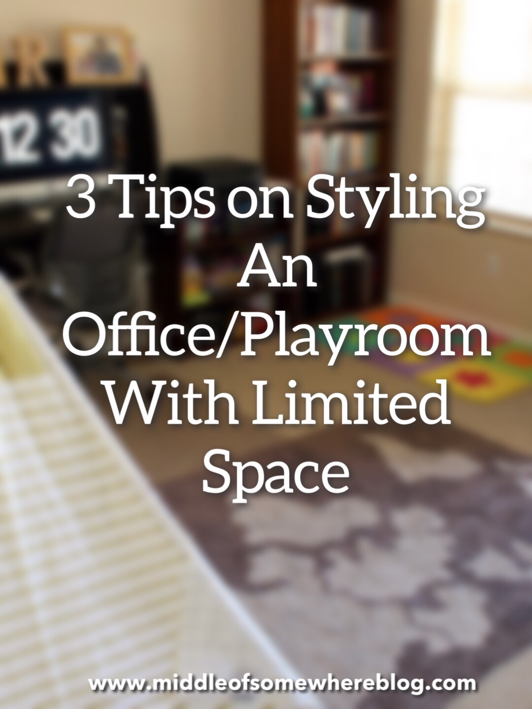 playroom office with limited space