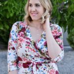 how to wear a floral wrap maxi dress