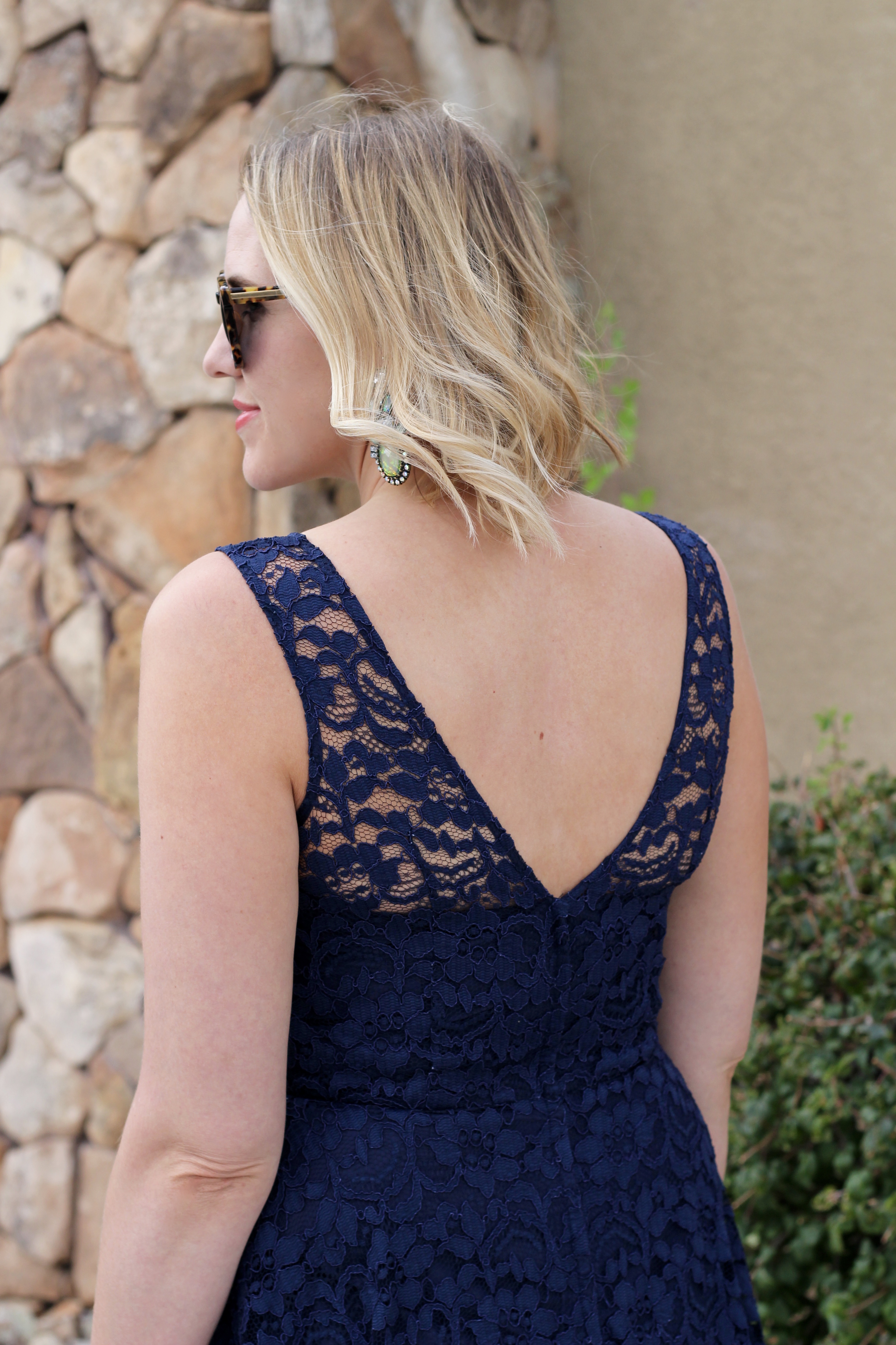 navy lace dress detail #lacedress #wedding #bridesmaiddress