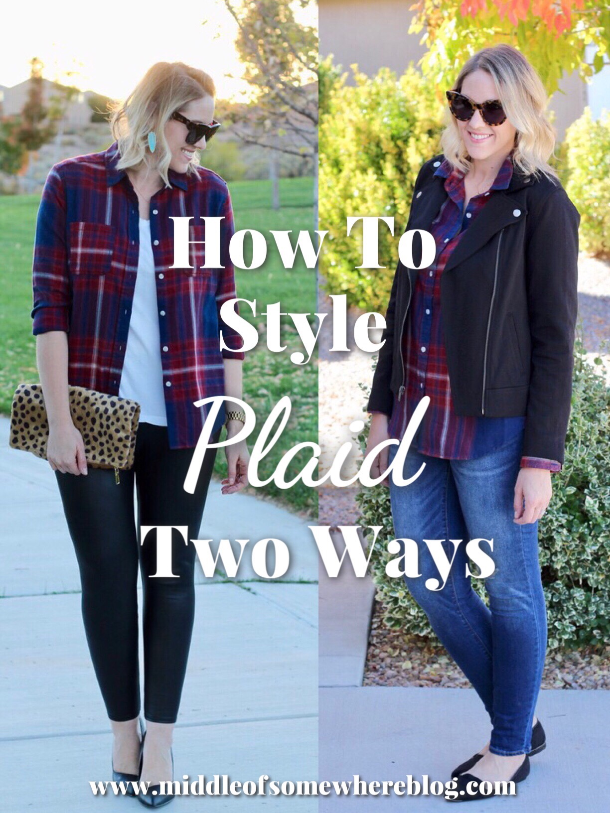 plaid two ways how to style