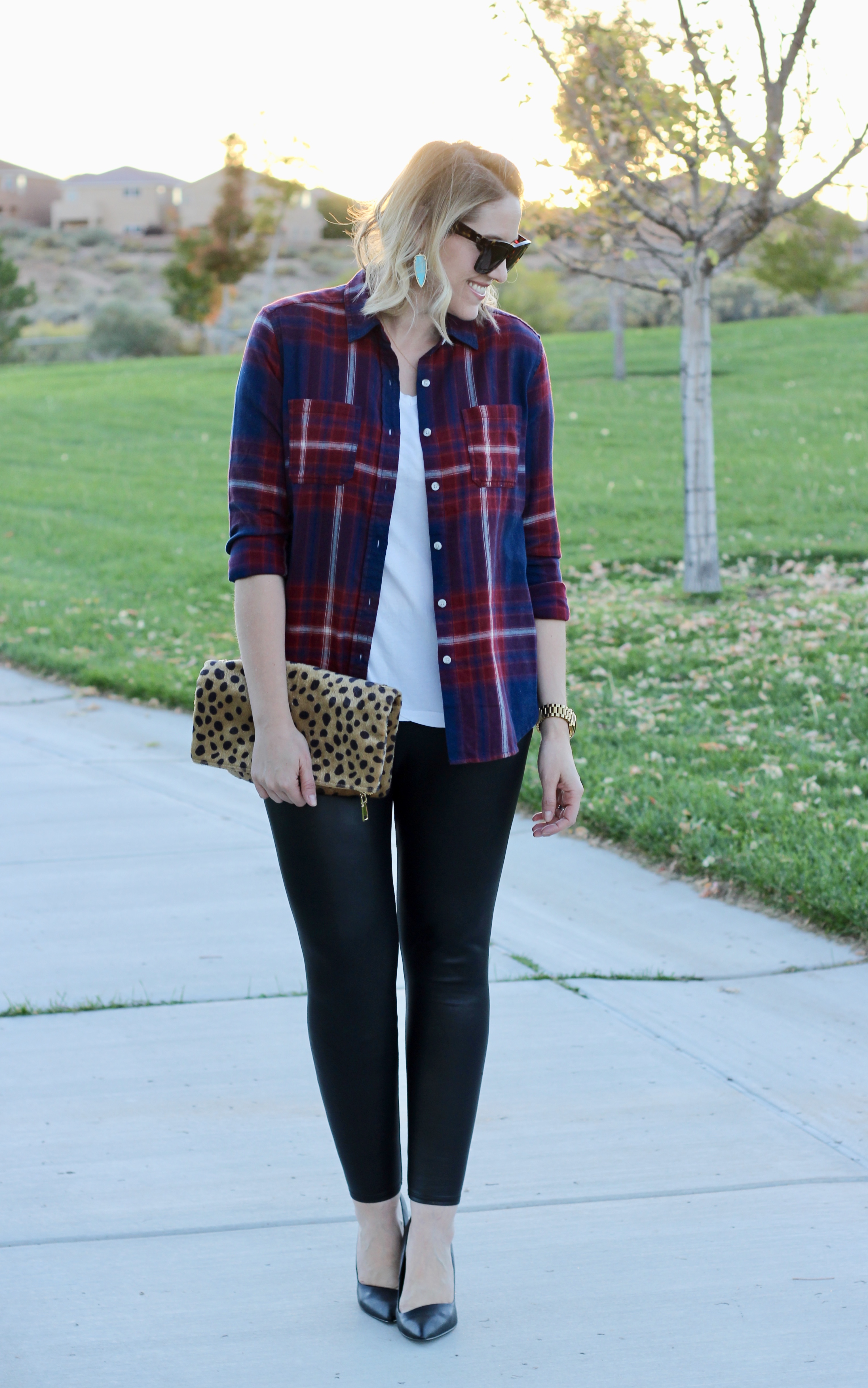 how to style plaid