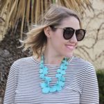 baublebar turquoise statement necklace