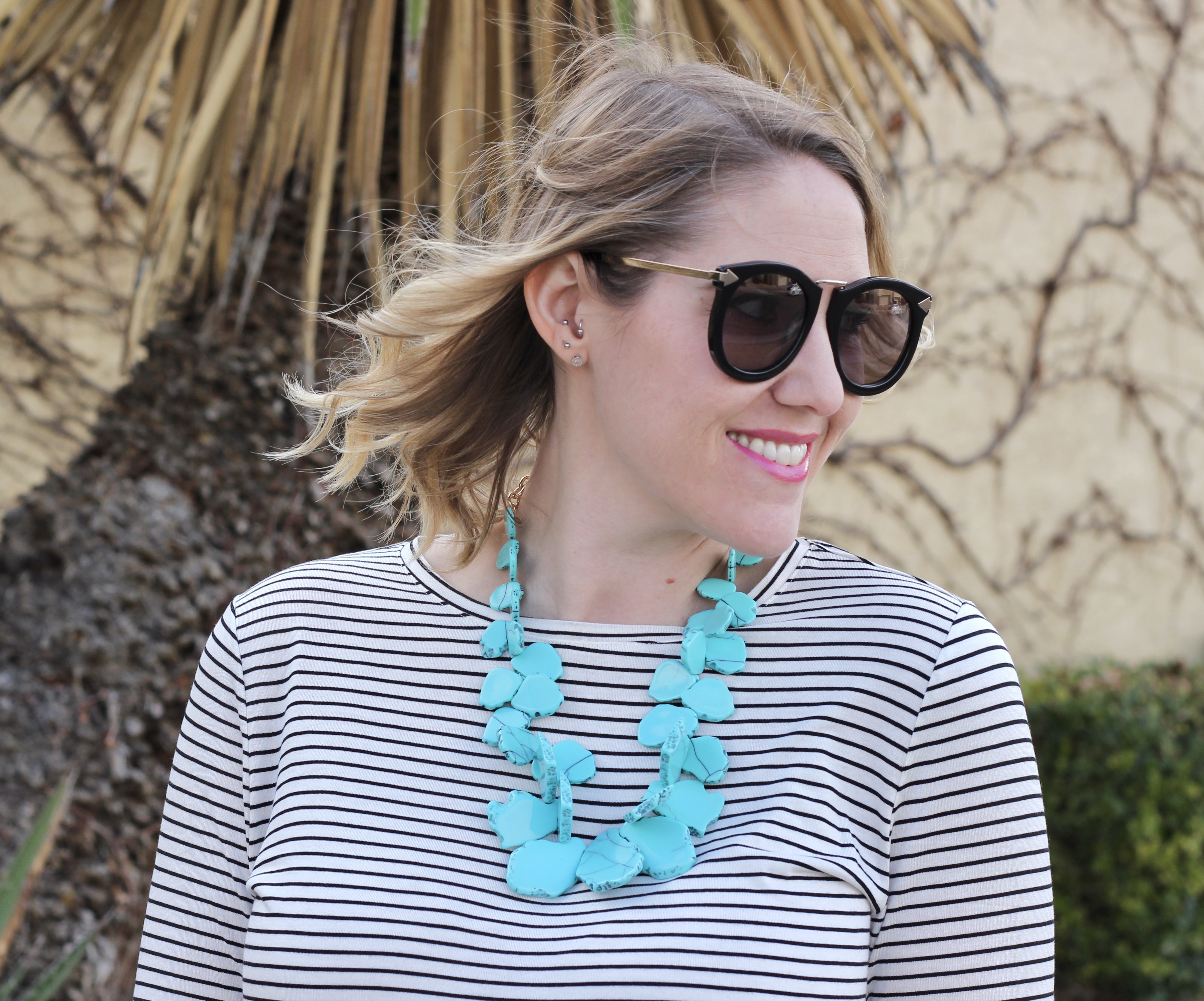 baublebar turquoise statement necklace