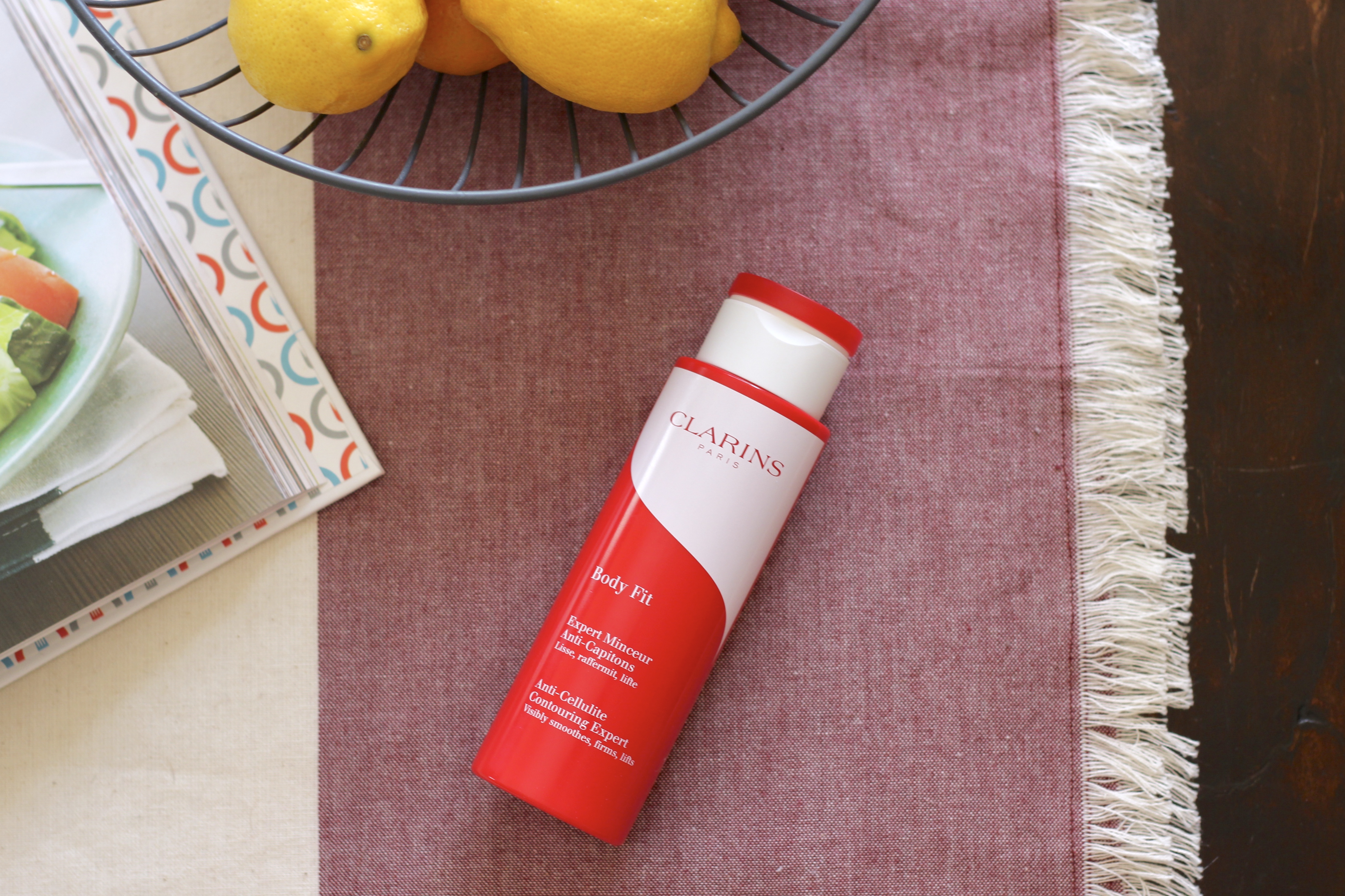 Smoother skin with less cellulite with Clarins Body Fit Gel