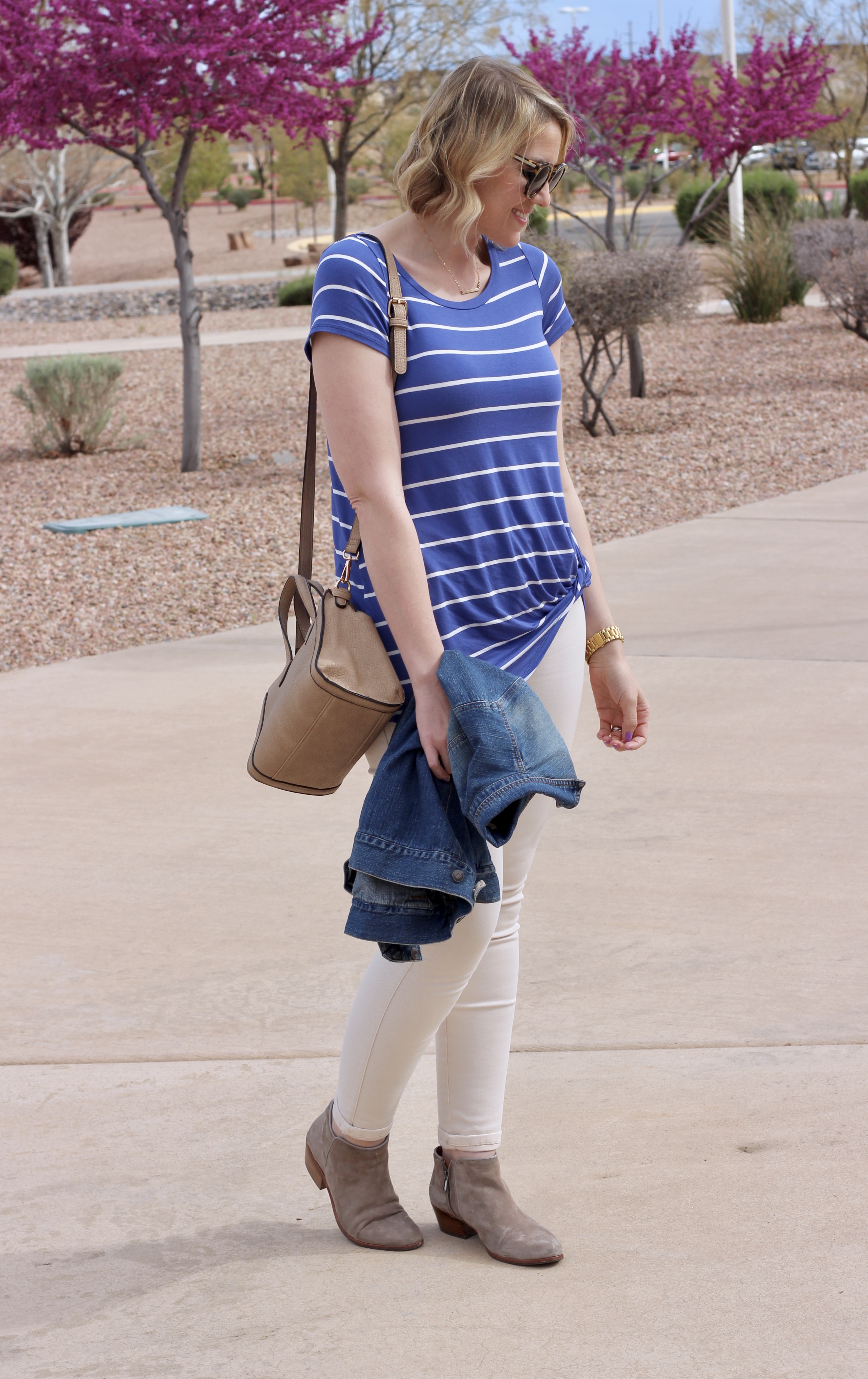 the perfect striped tee from Pink Blush