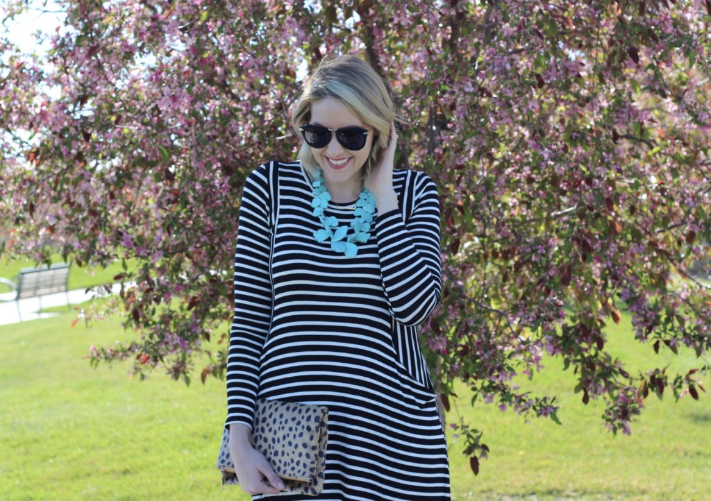 Striped Midi Dress + The Weekly Style Edit Link Up - Middle of Somewhere