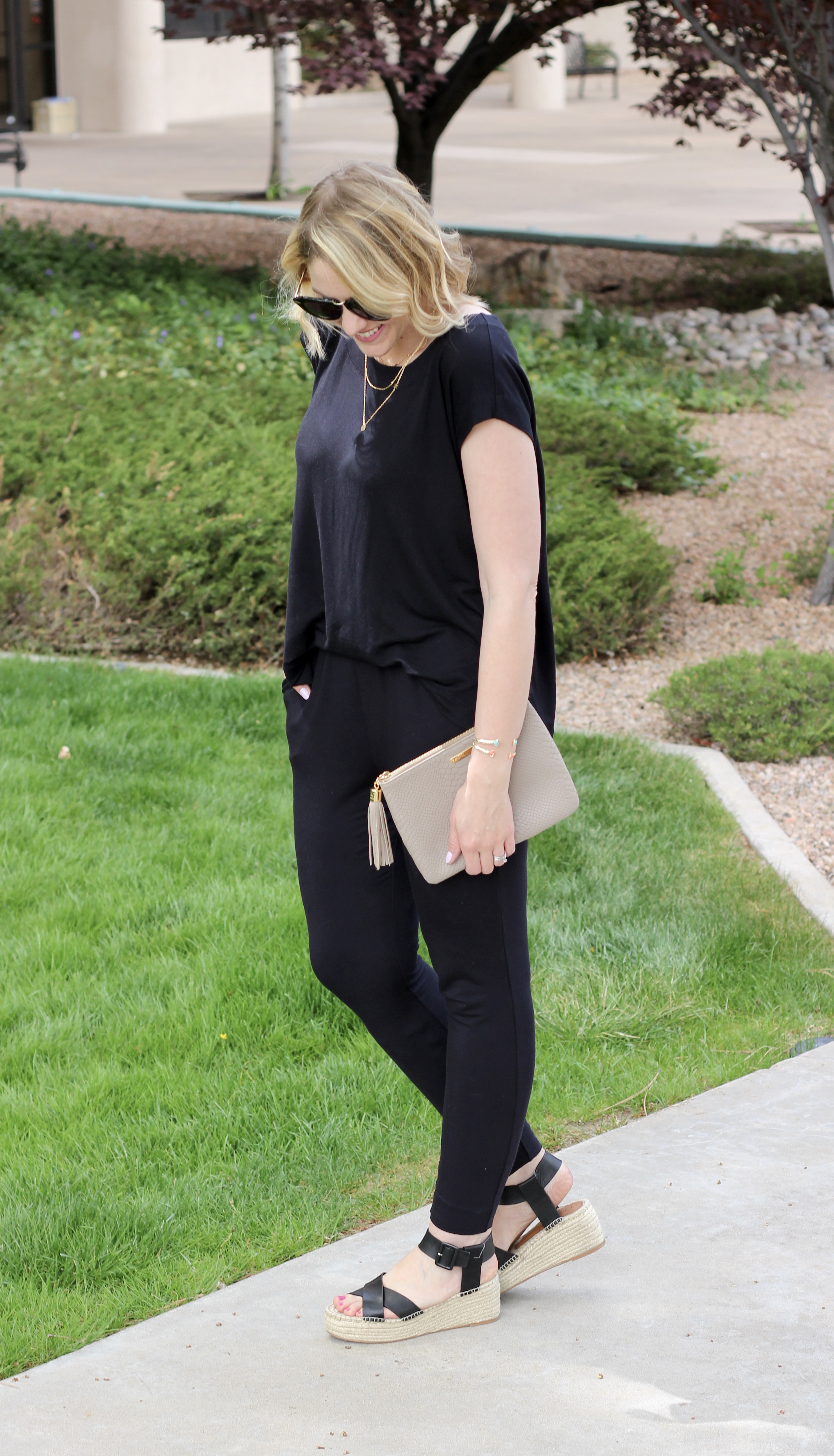 how to style a jumpsuit for spring