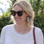 turquoise Kendra Scott earrings