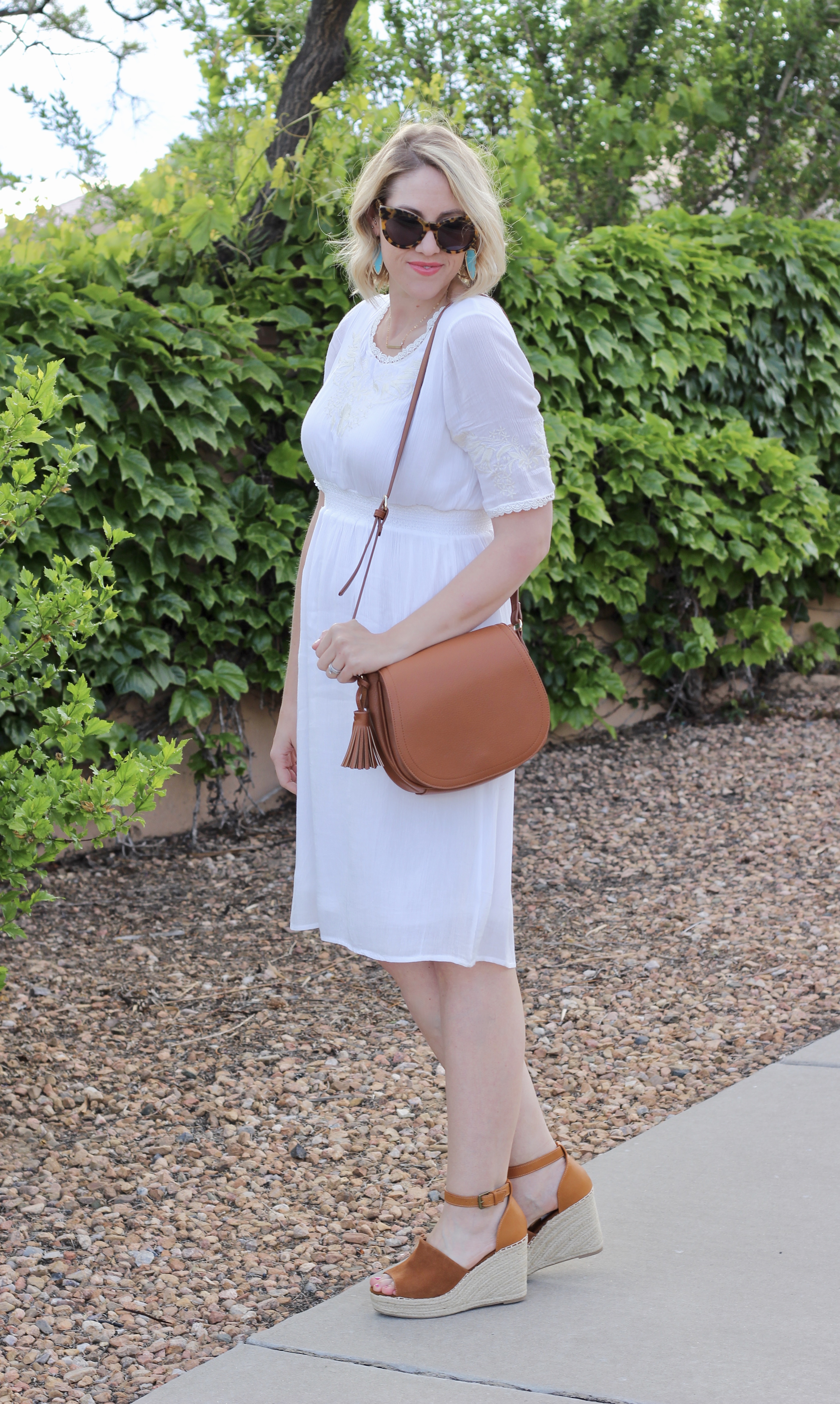 little white dress outfit