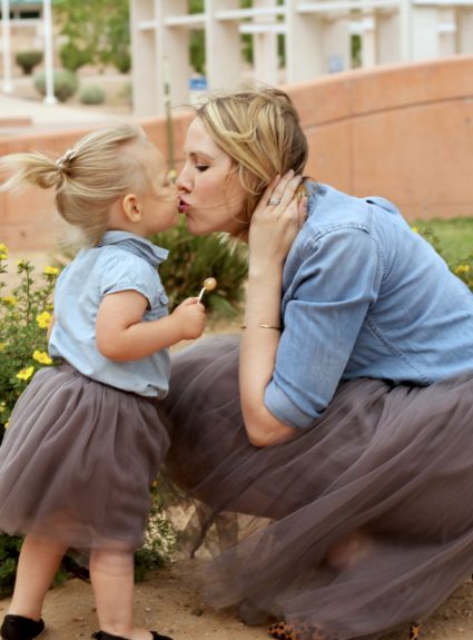 Mommy and Me Tulle Skirts + The Weekly Style Edit Link Up