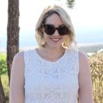 lace peplum top outfit