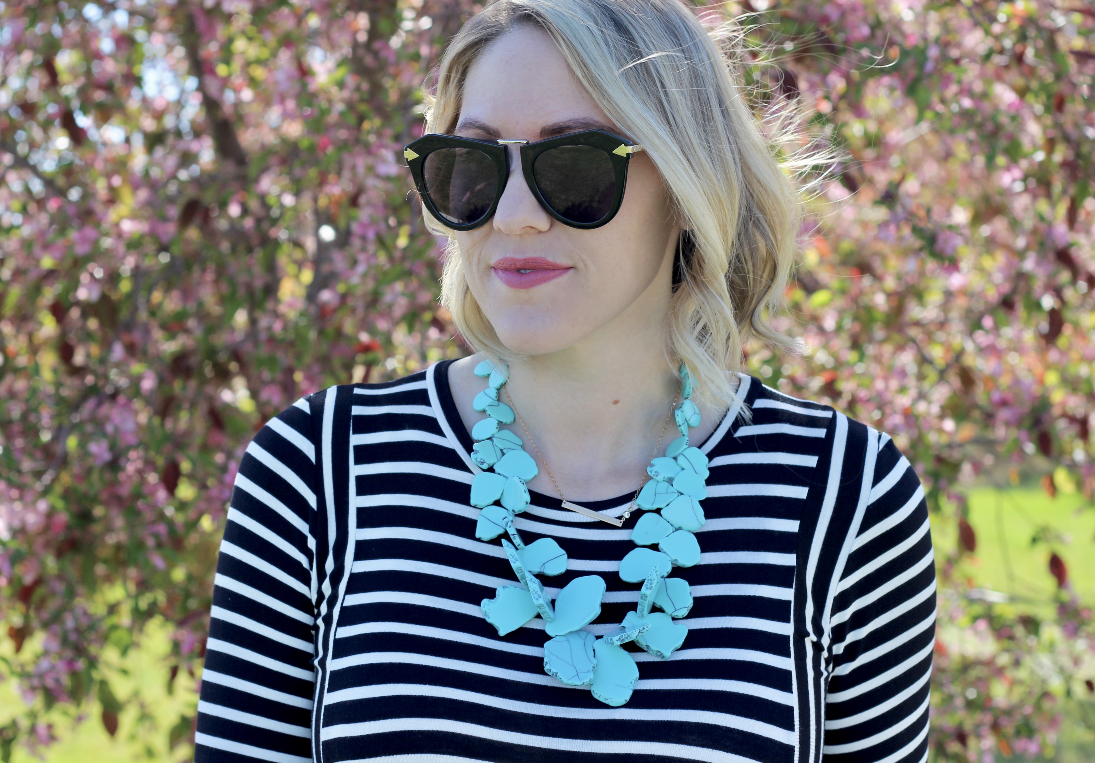 Baublebar seaglass bib necklace