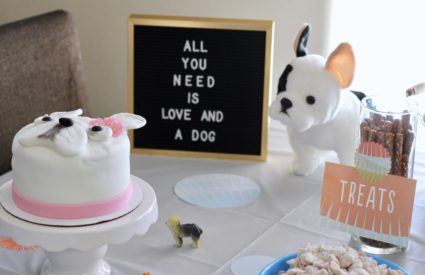 puppy themed birthday party for girls