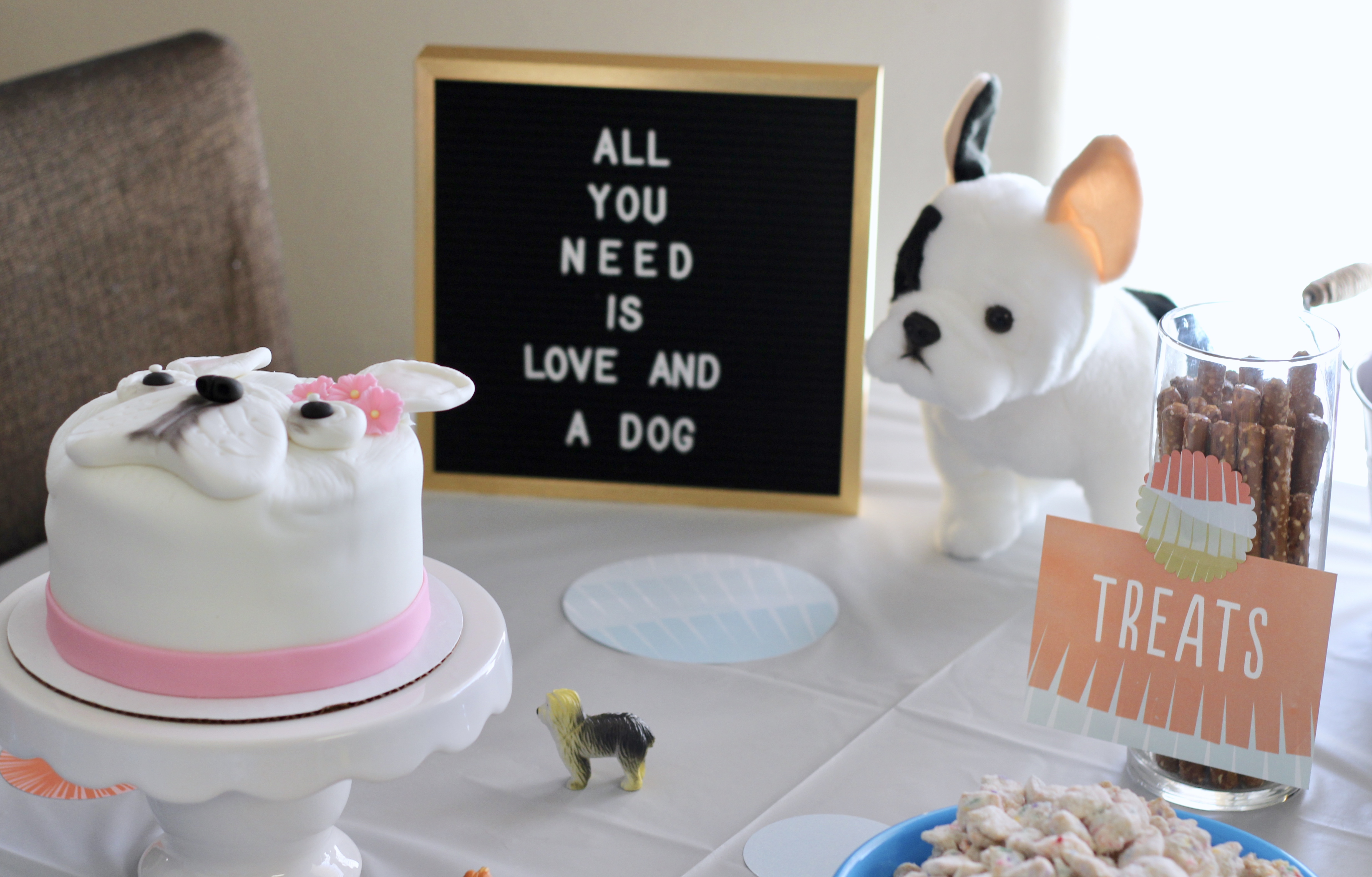 puppy themed birthday party for girls