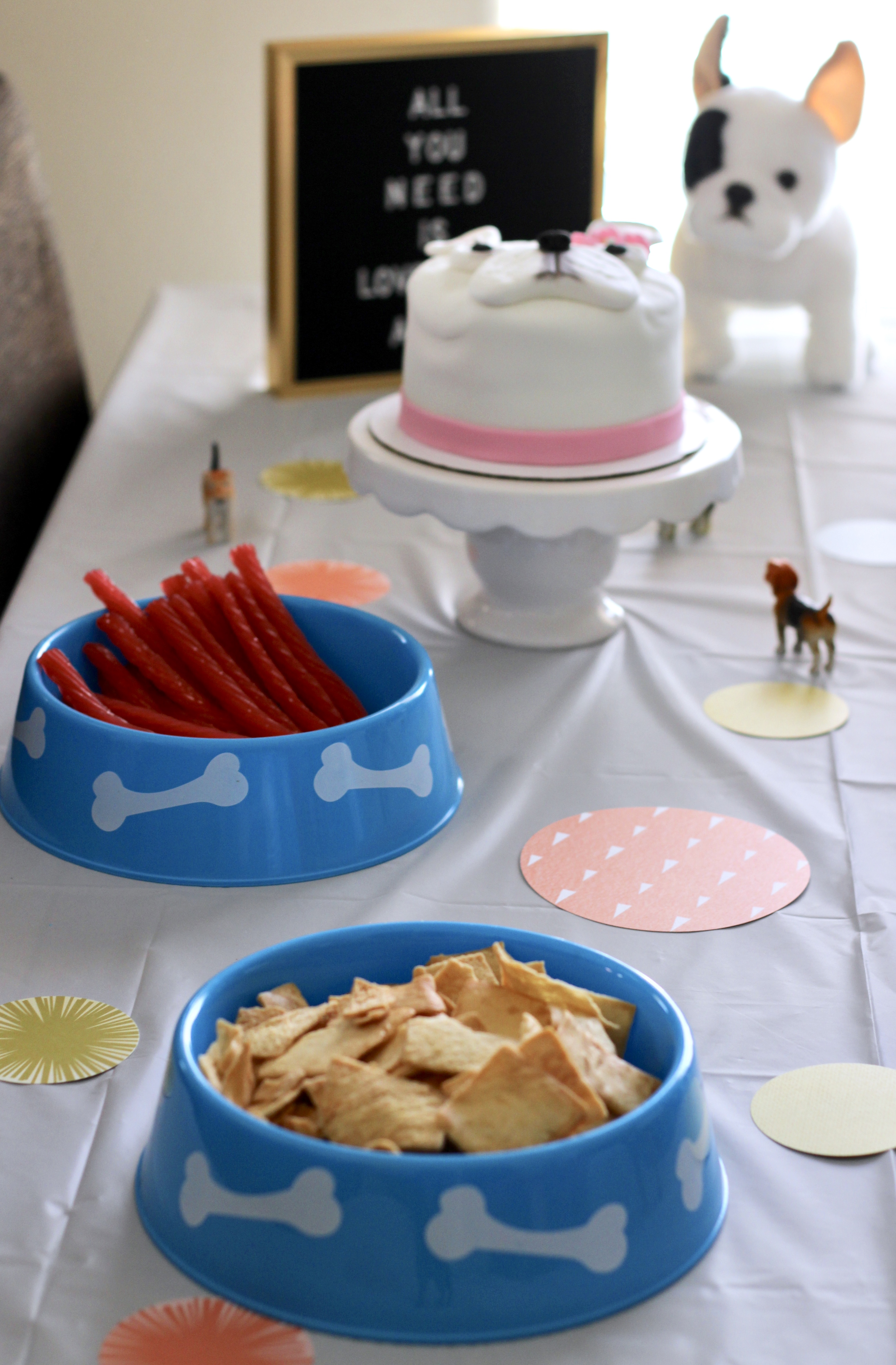 puppy themed birthday party for girls