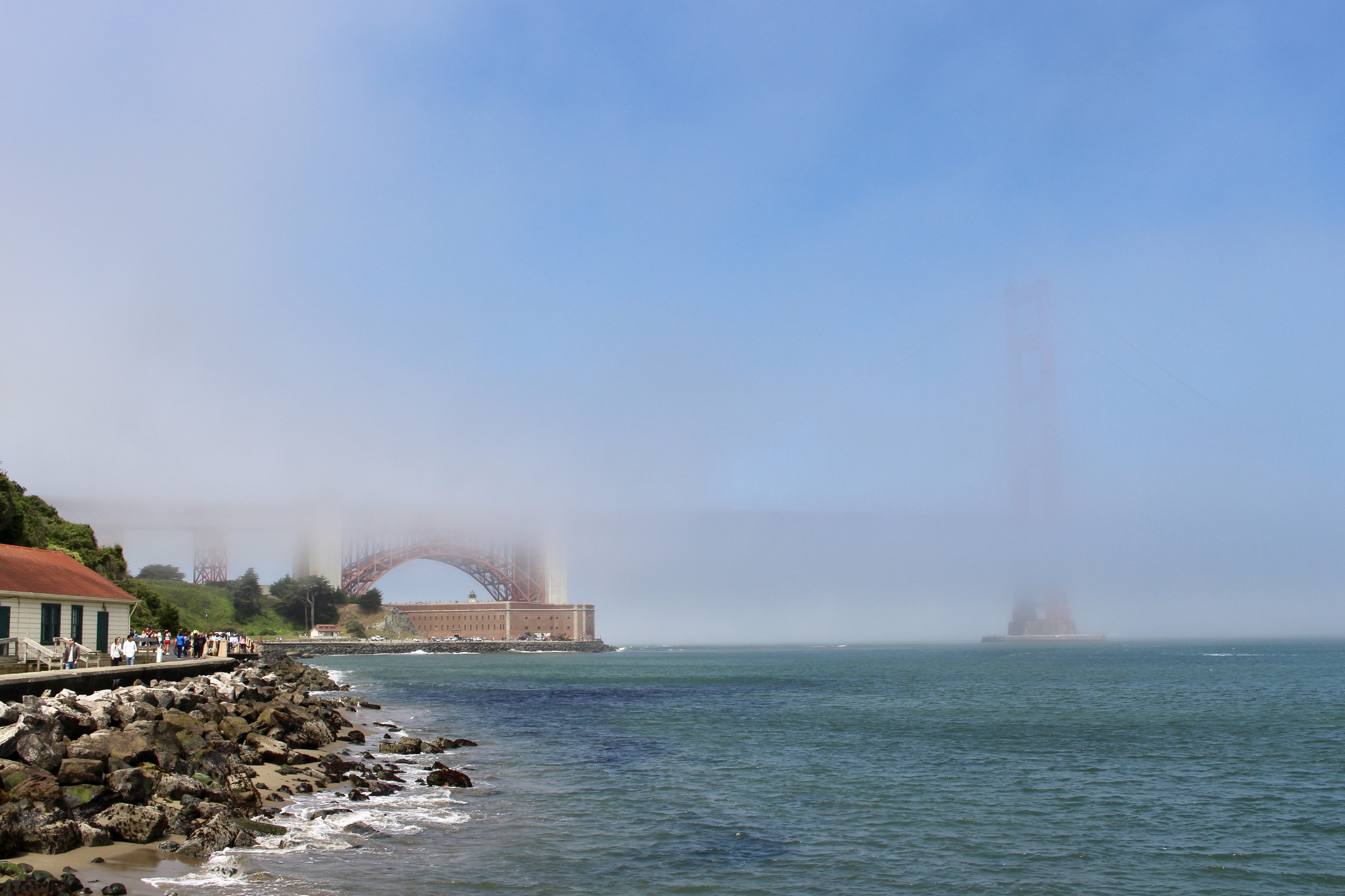 golden gate bridge from crissy field