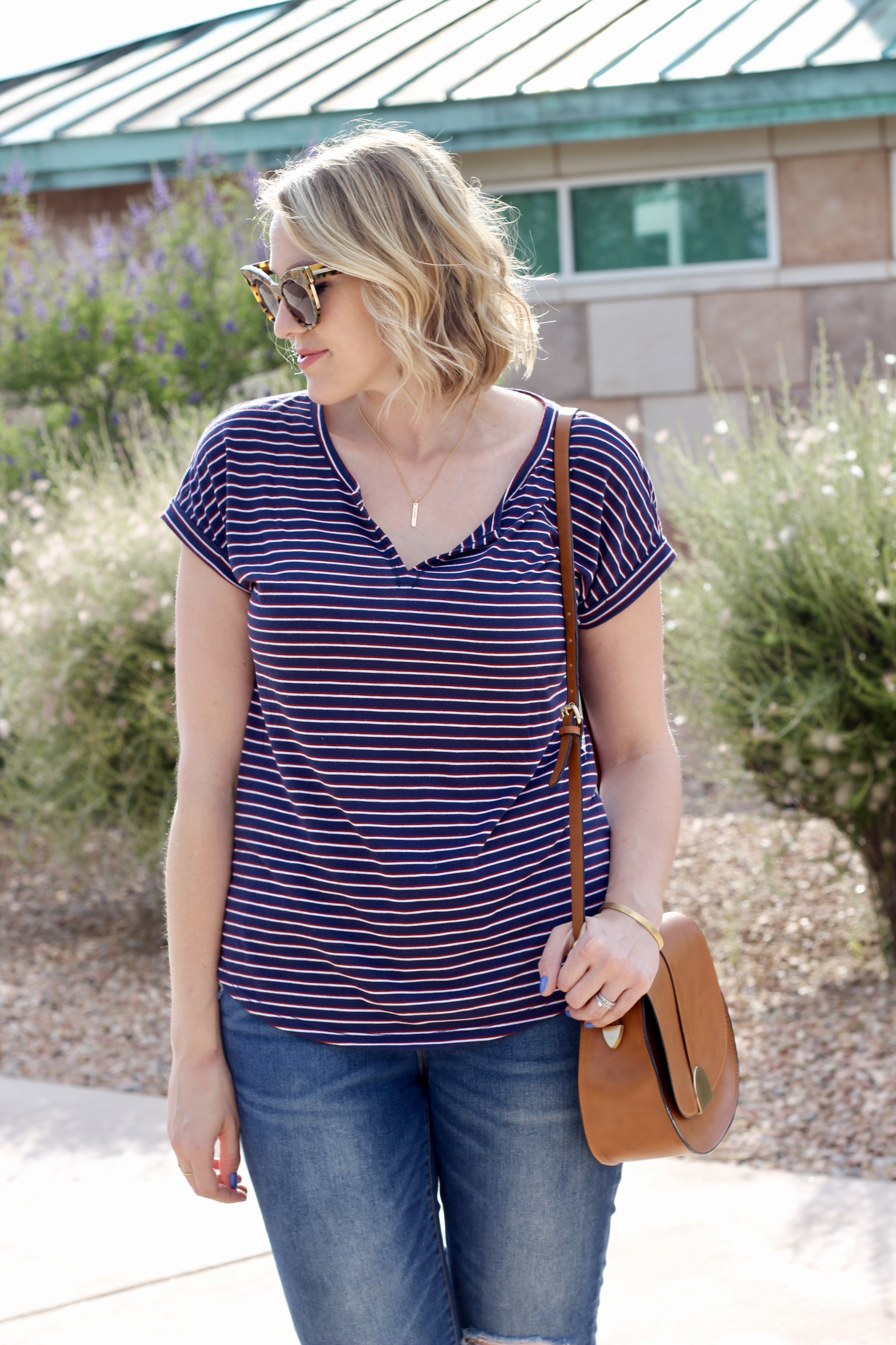 the best striped tee from Old Navy