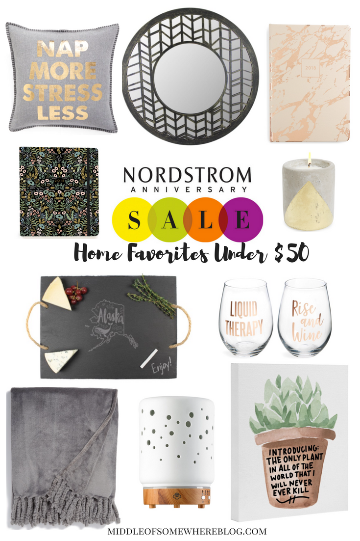 nordstrom anniversary sale home favorites under $50