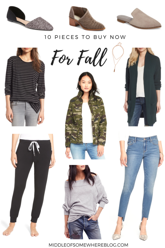 10 Pieces to Buy Now for Fall - Middle of Somewhere