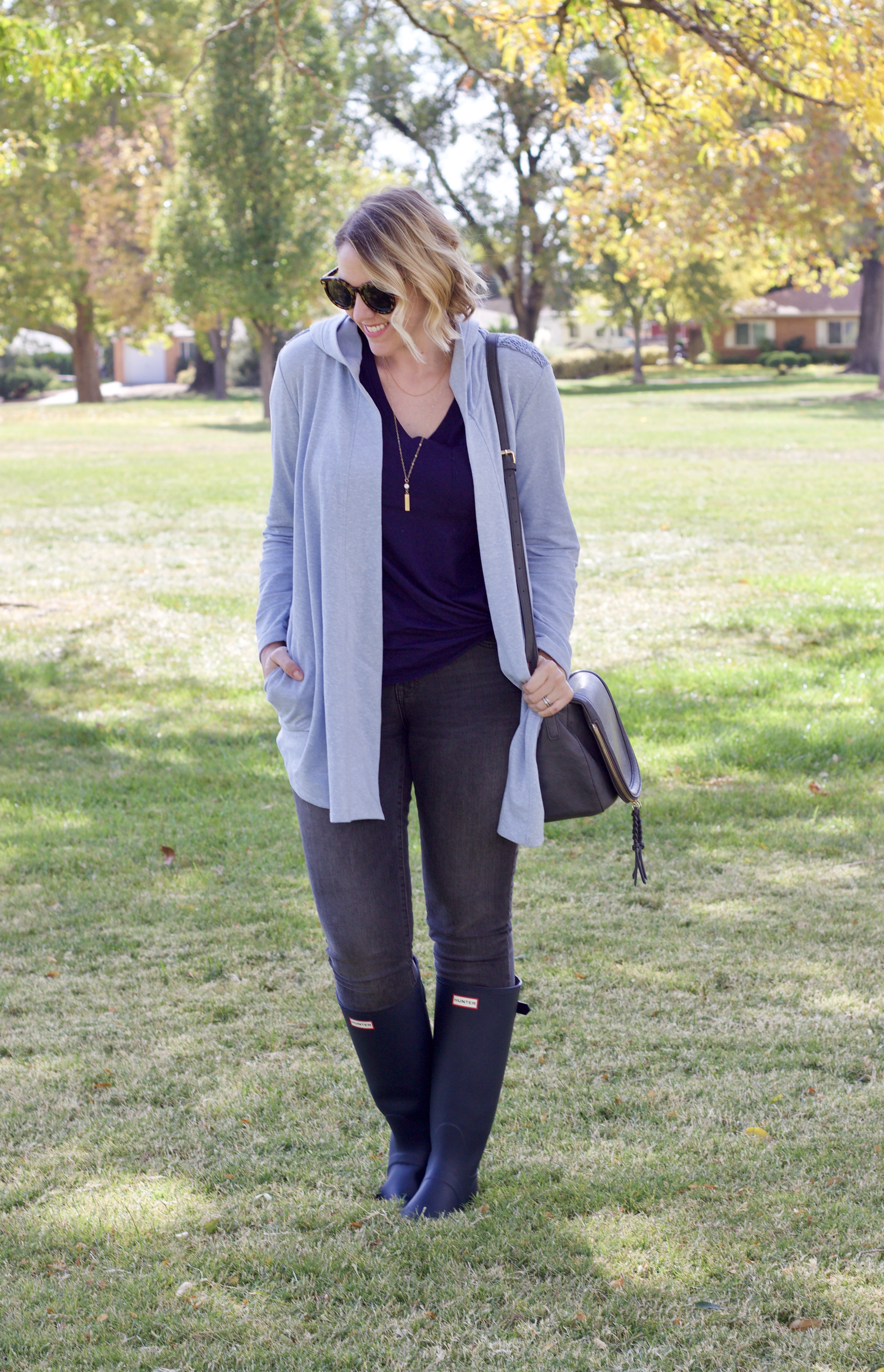 How to Style Hunter Boots For Fall Middle of Somewhere