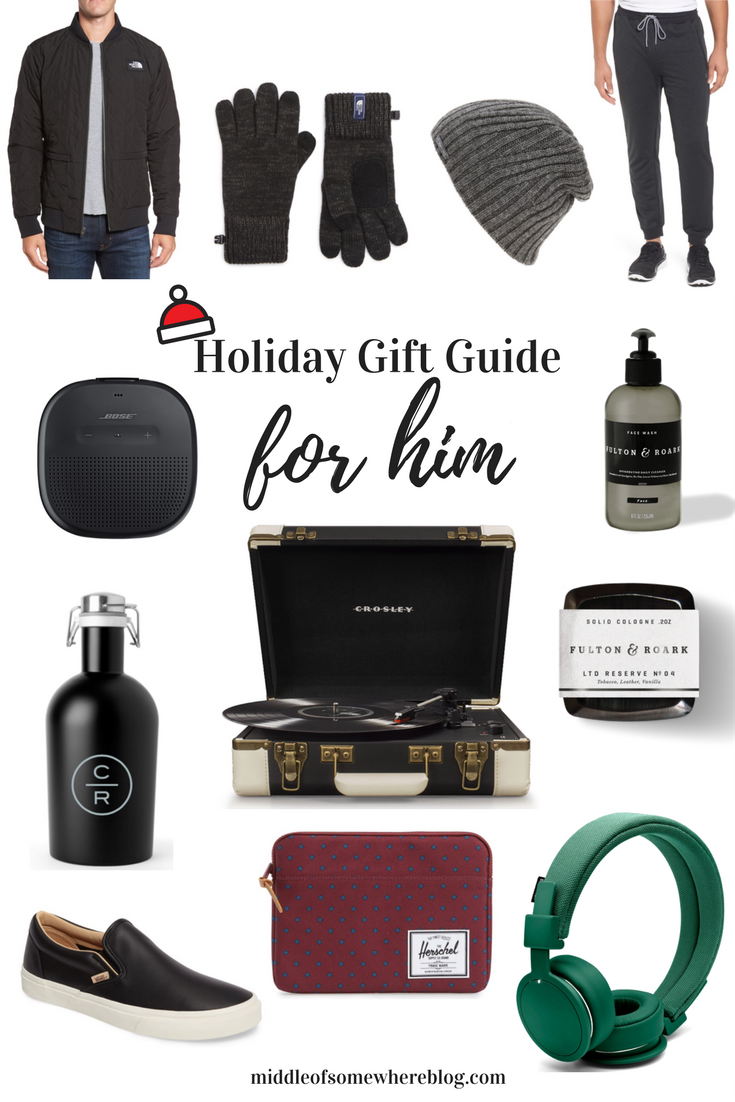 gift guide for mens christmas holiday gifts 2017