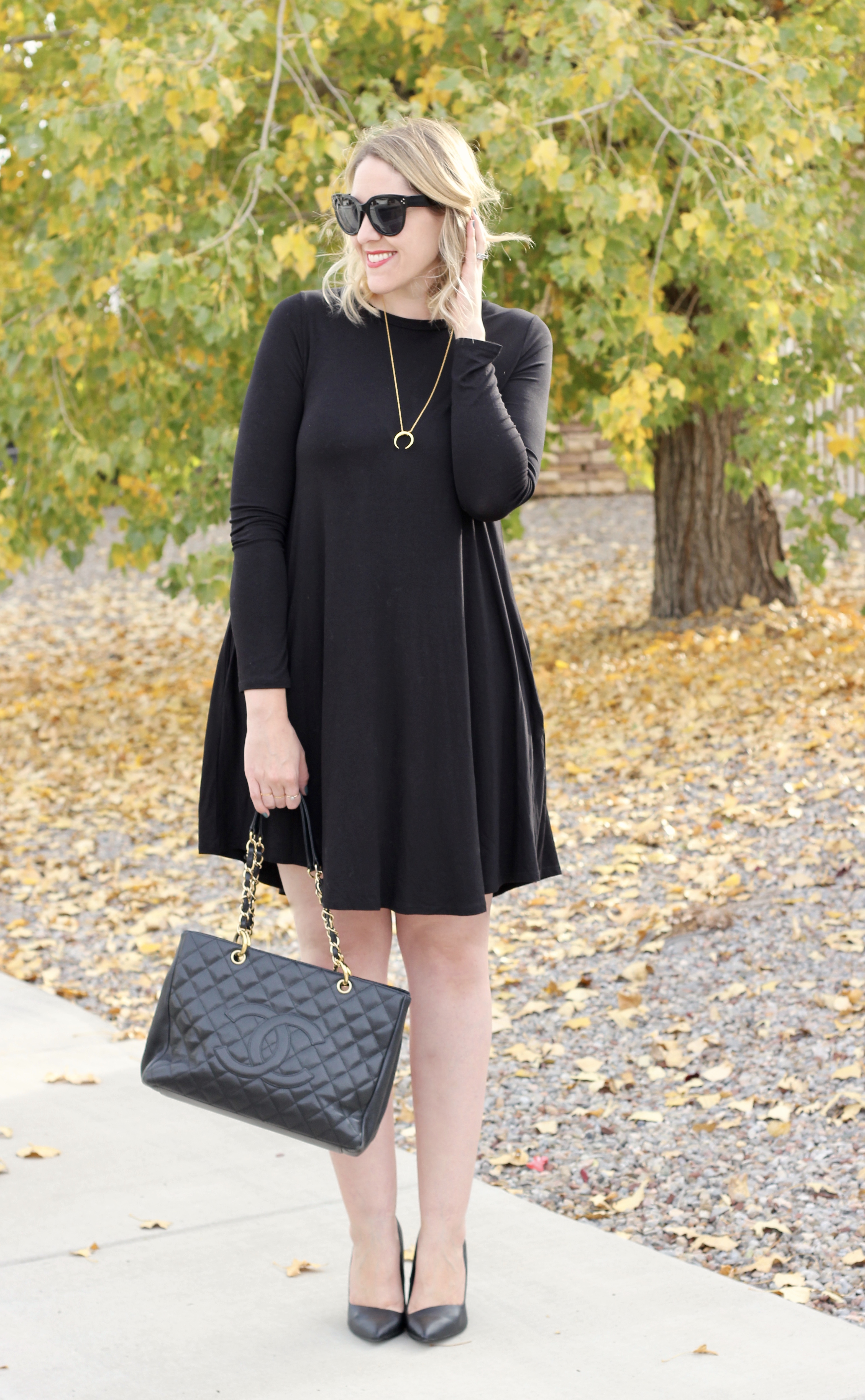 little black dress for tall girls #tallfashion #lbd #littleblackdress #chanel