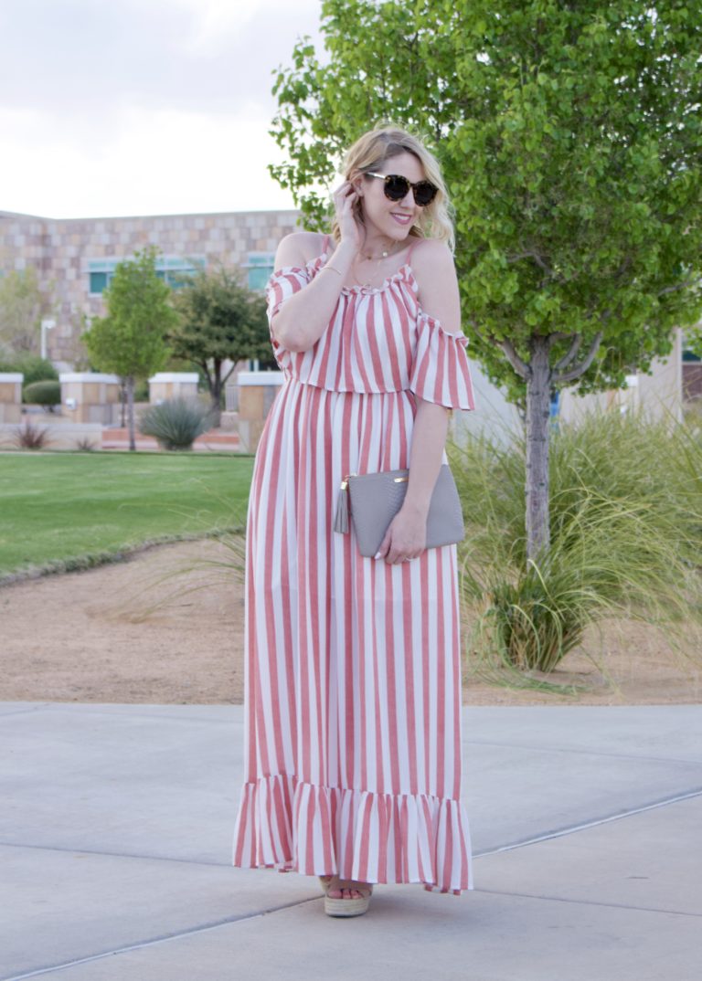 The Weekly Style Edit: Open Shoulder Maxi Dress - Middle of Somewhere