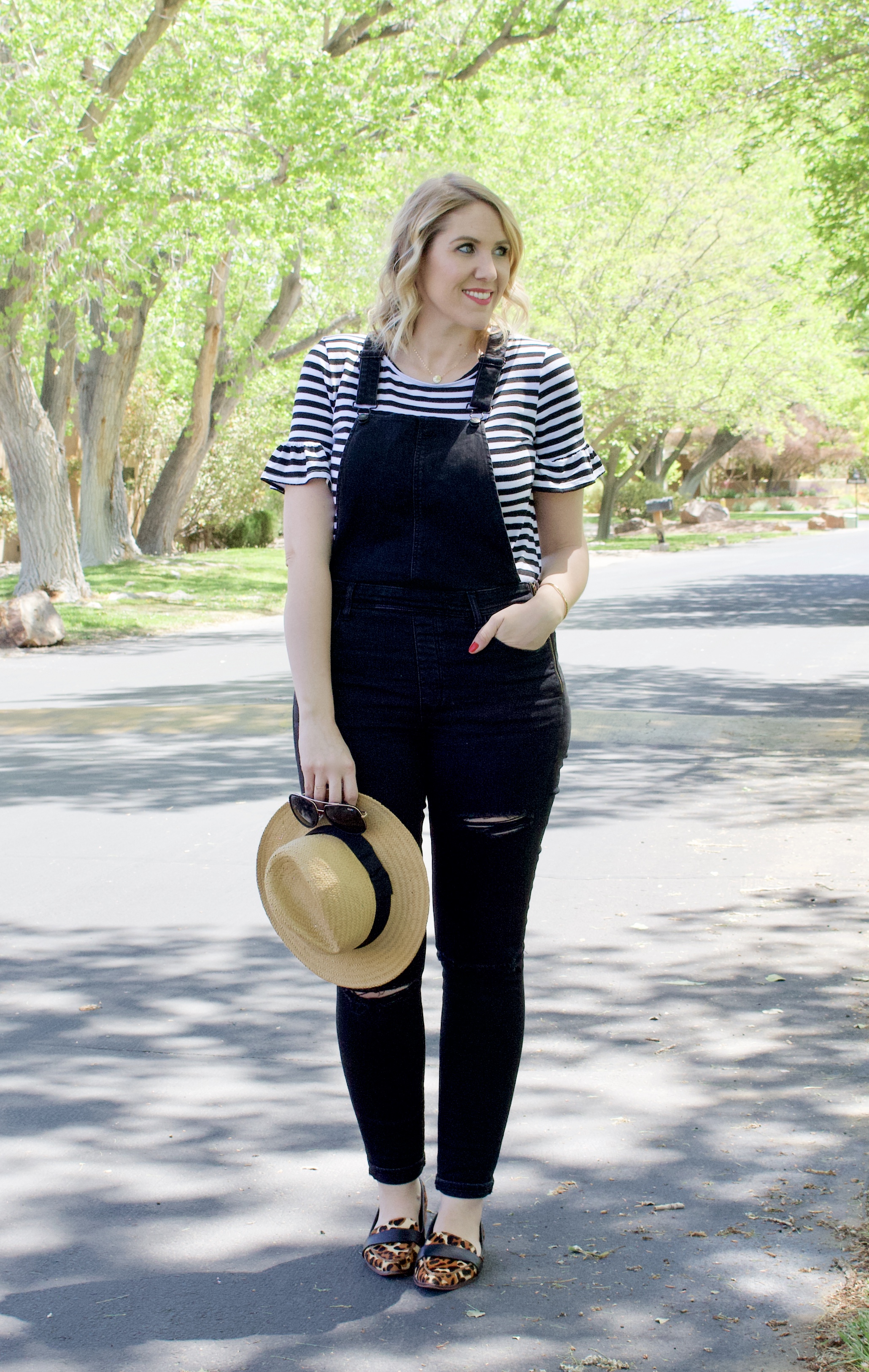 black distressed overalls for tall girls #tallfashion #overalls #springstyle #AE