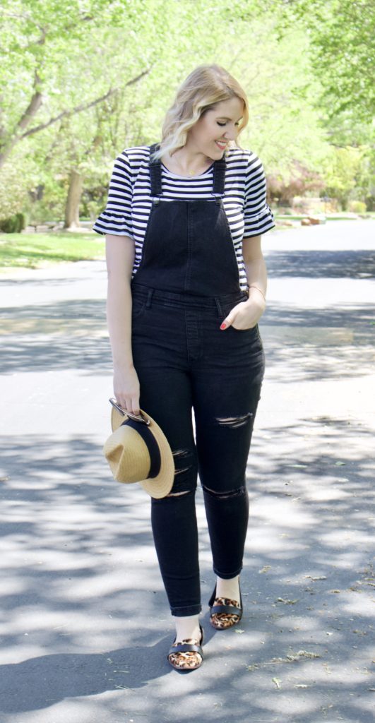 The Weekly Style Edit: Black Distressed Overalls - Middle of Somewhere