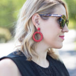 red statement earrings sugarfix baublebar #baublebarfortarget #baublebar #statementearrings #earrings