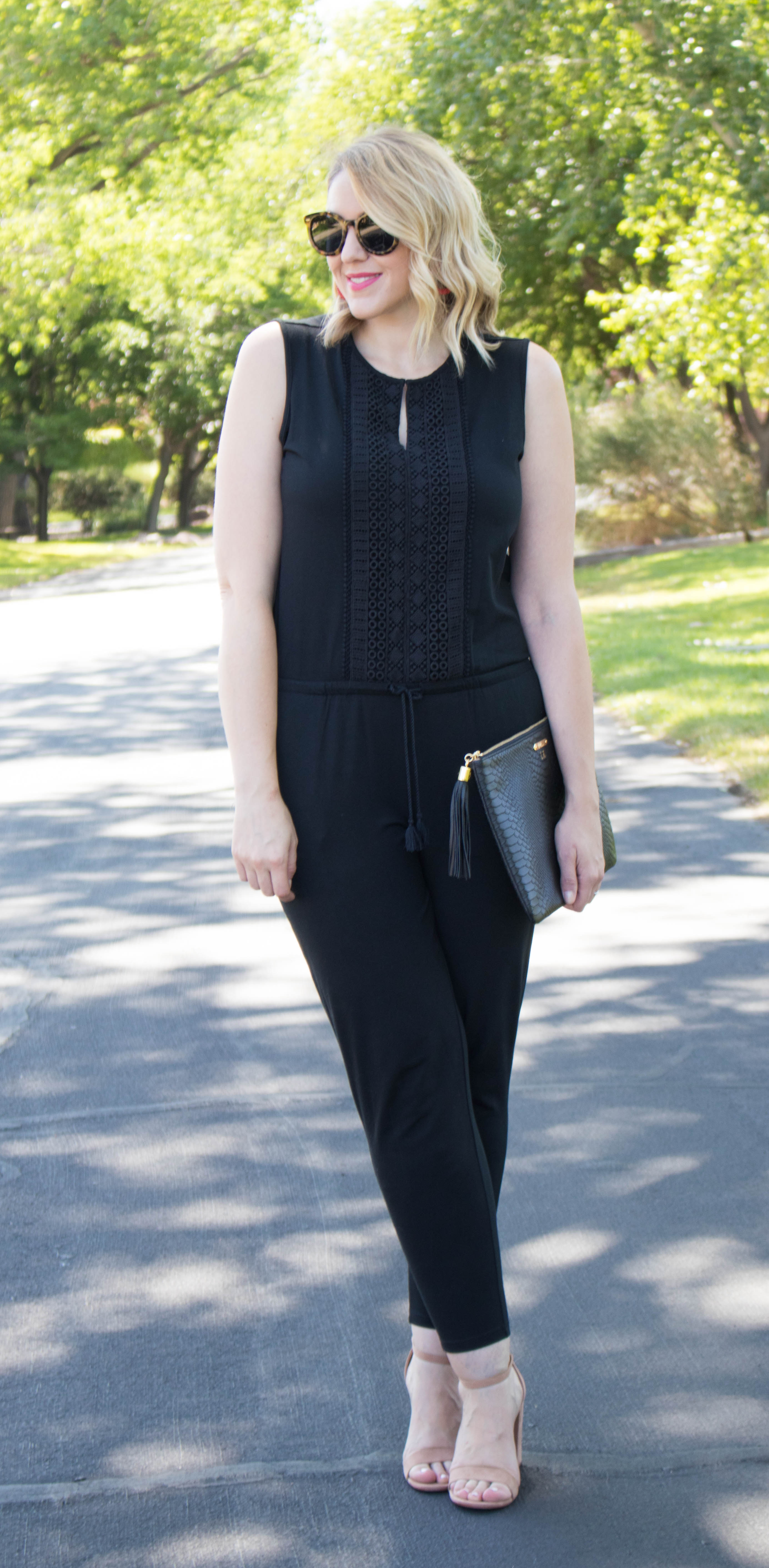 lauren ralph lauren skinny jumpsuit #macys #jumpsuit #ralphlauren