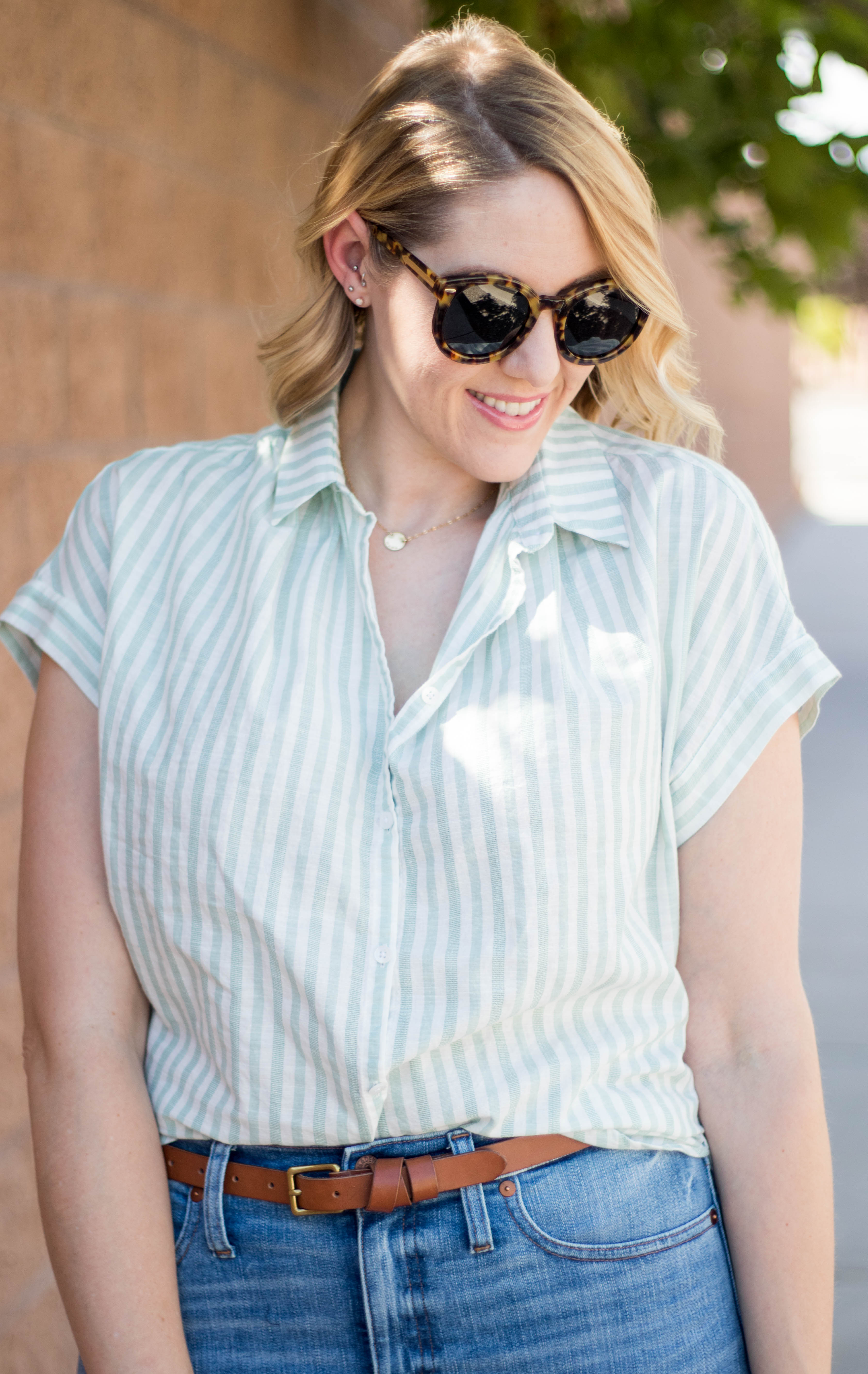 madewell central stripe top #madewell #summeroutfit #summerstyle