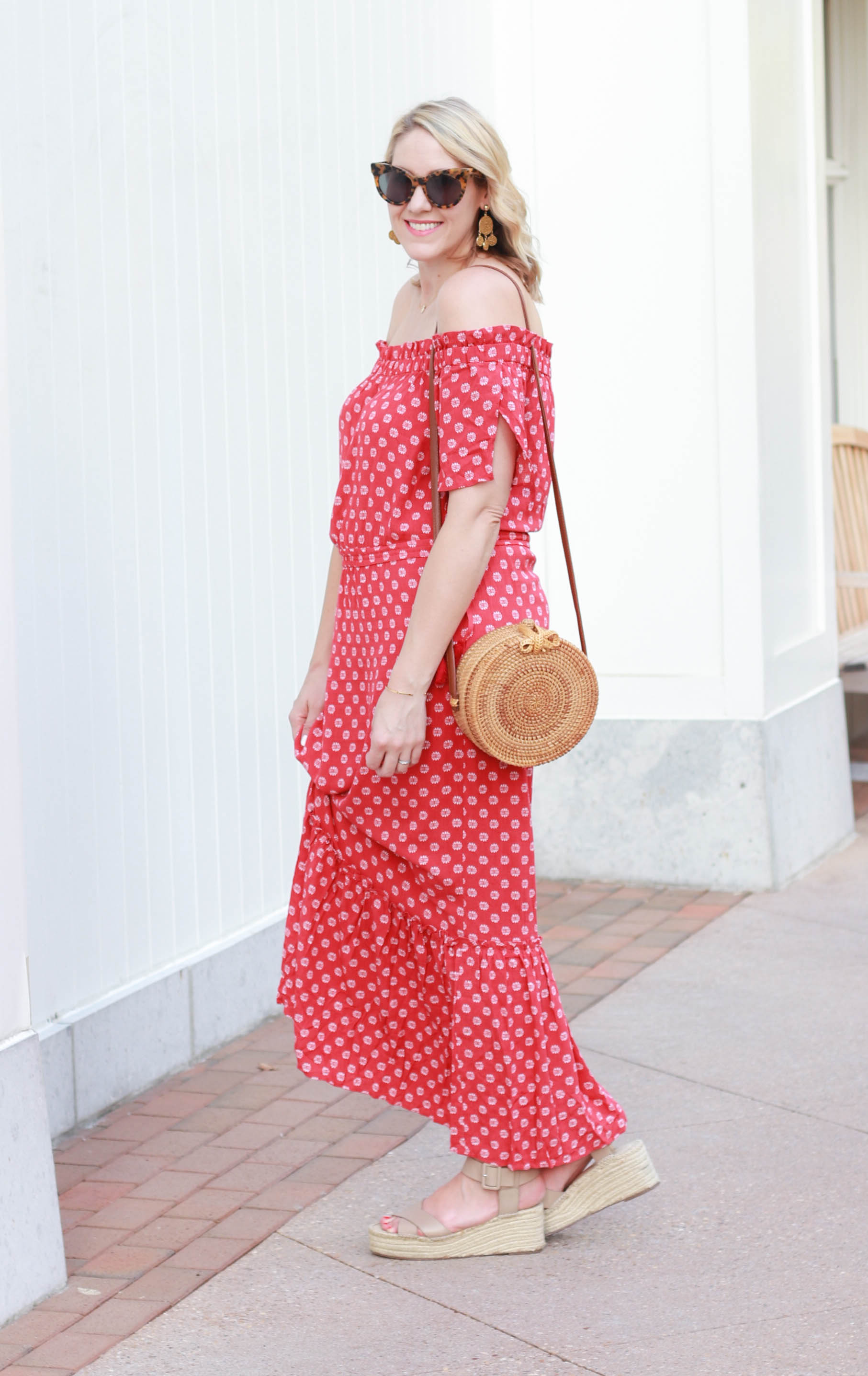 the weekly style edit floral print dress #theweeklystyleedit #floralprint #maxidress