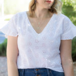 white madewell eyelet top #madewell #eyelet #kendrascott