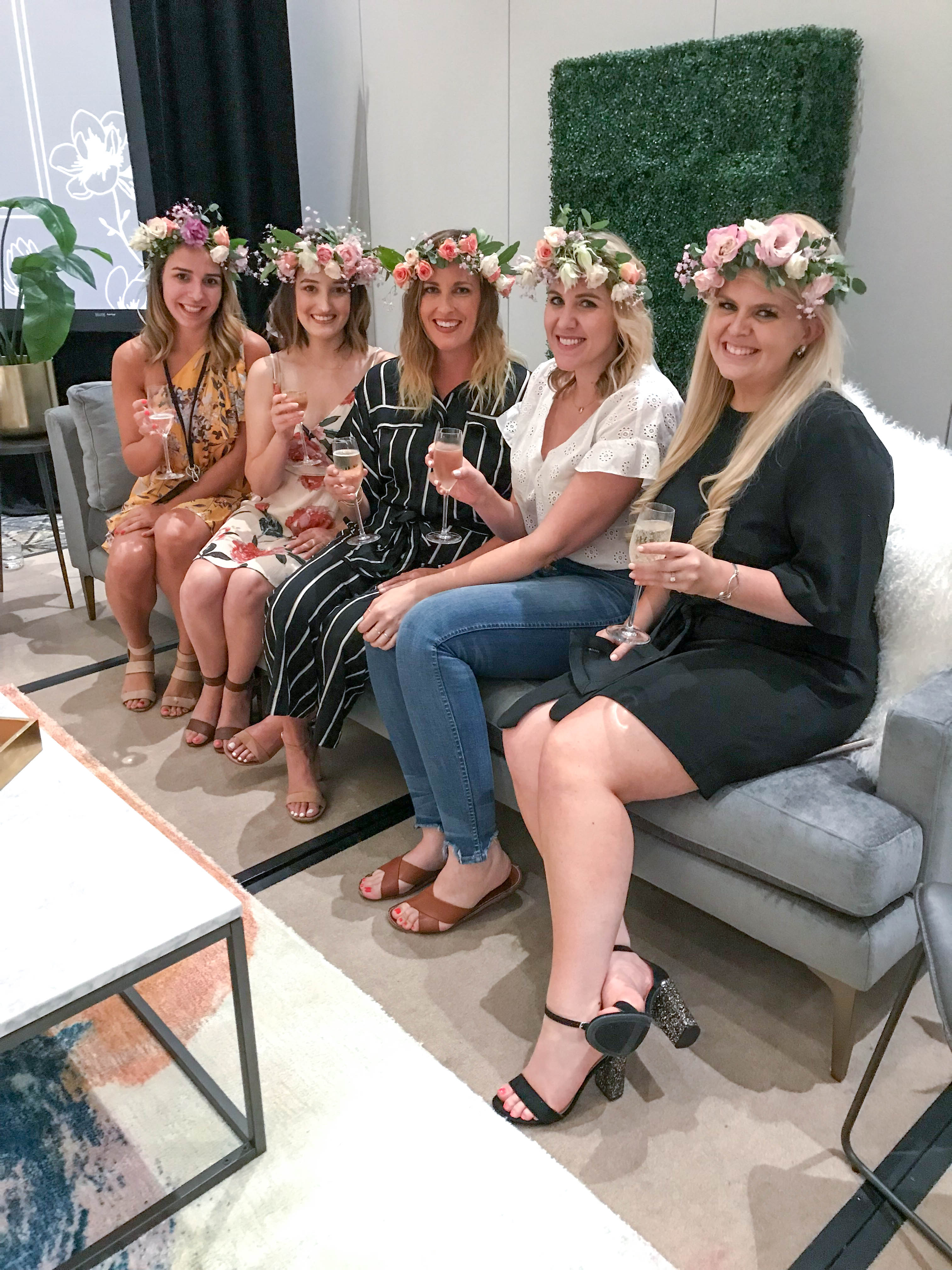 flower crowns at tbscon #tbscon #flowercrown #flowers #bloggers