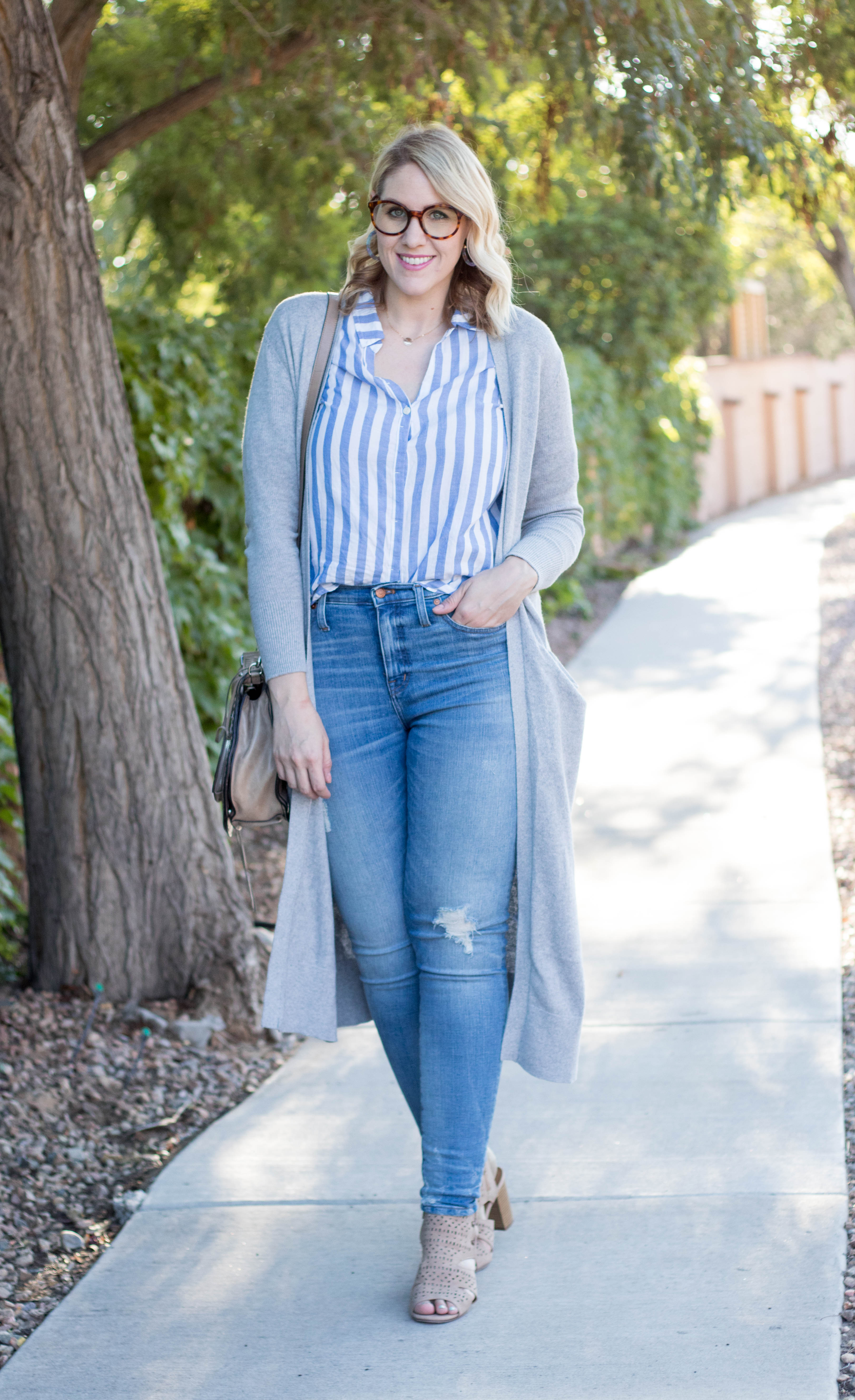 how to wear stripes for fall #jcrew #everydaymadewell #fallfashion