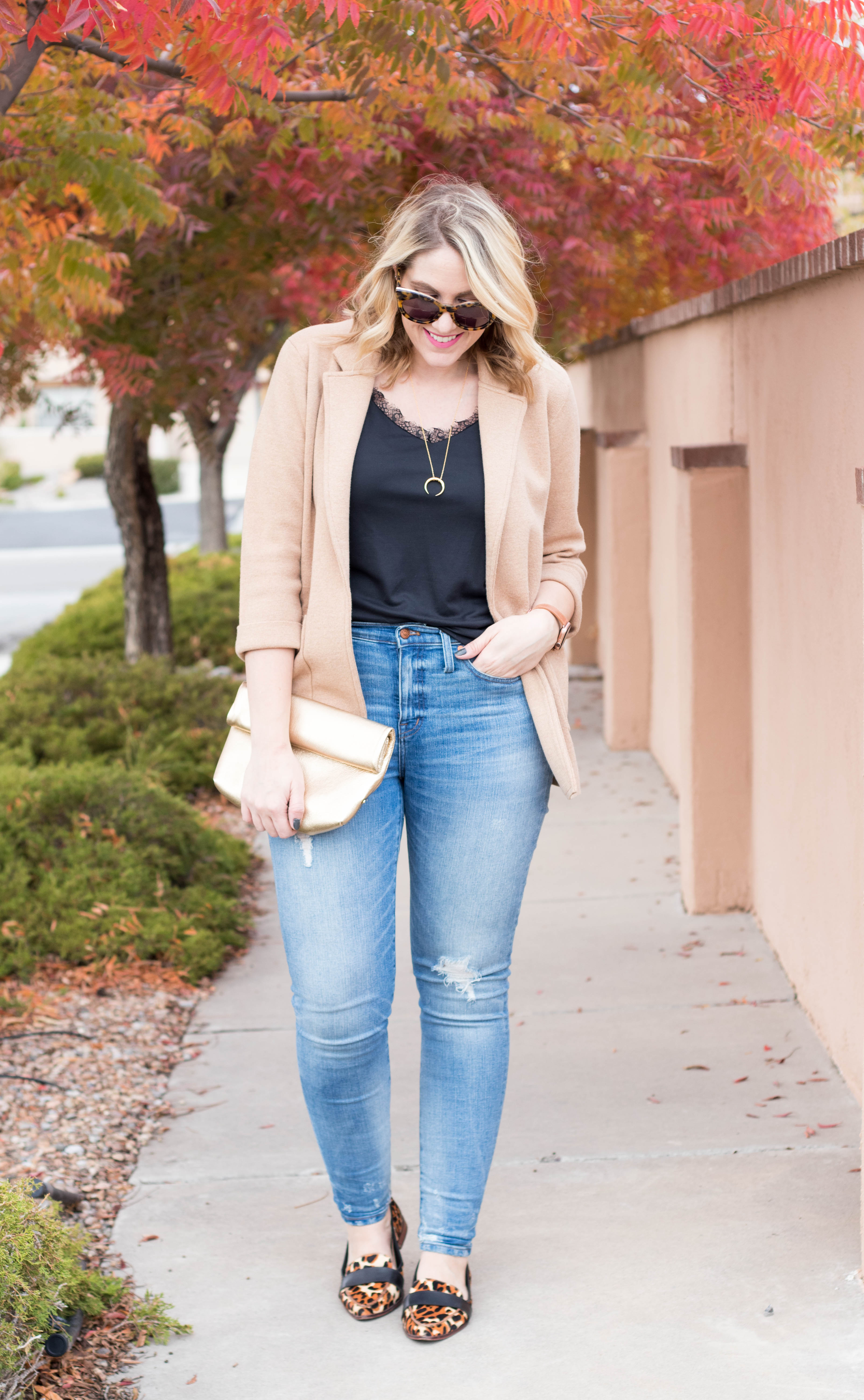 jcrew sweater blazer outfit #jcrew #madewell #fallstyle