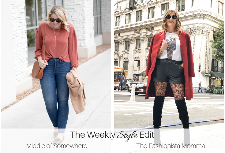 Rust Gathered Sleeve Top: The Weekly Style Edit - Middle of Somewhere