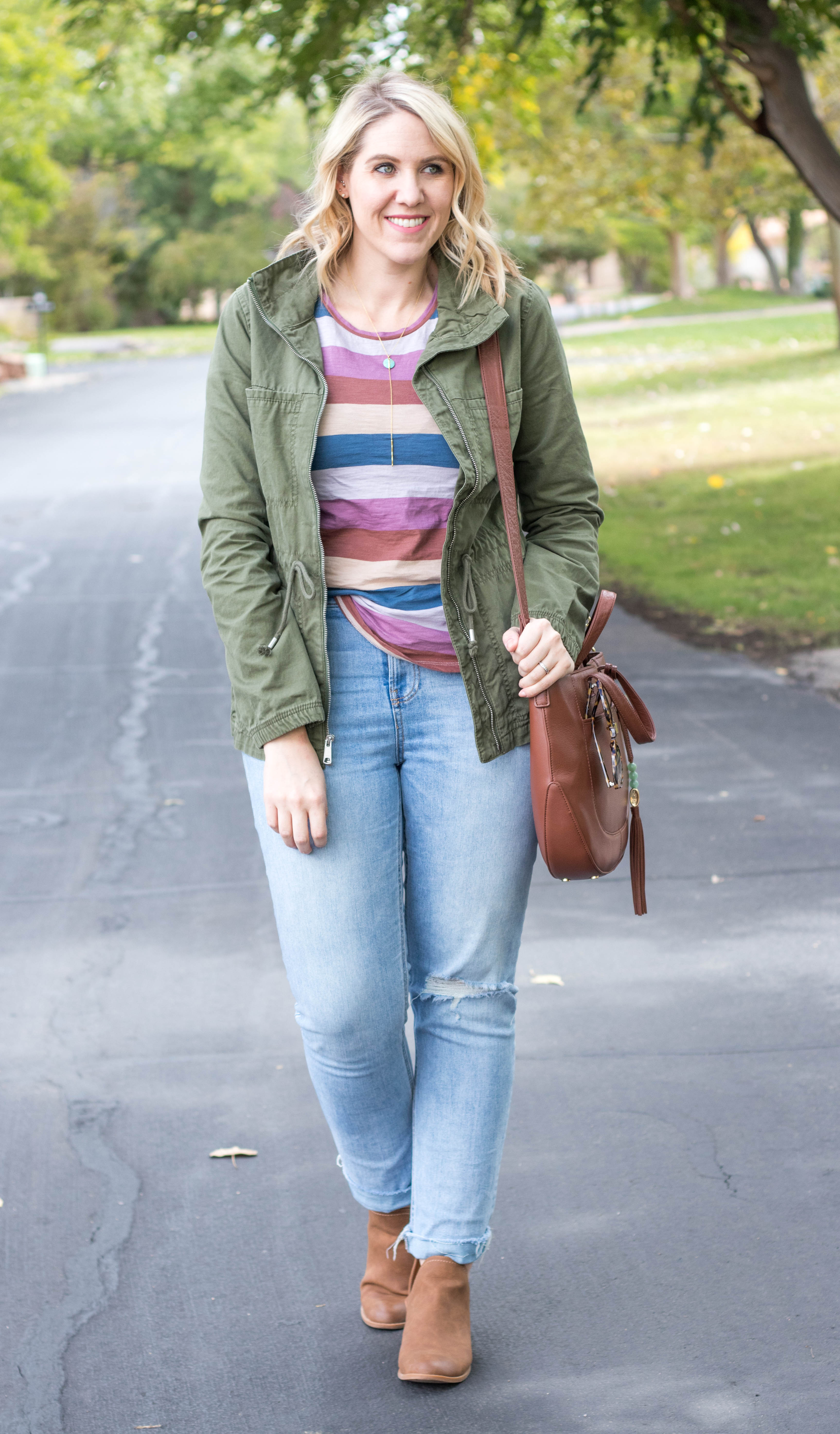 twill field jacket old navy #oldnavystyle #fallfashion #falloutfit #falllayers