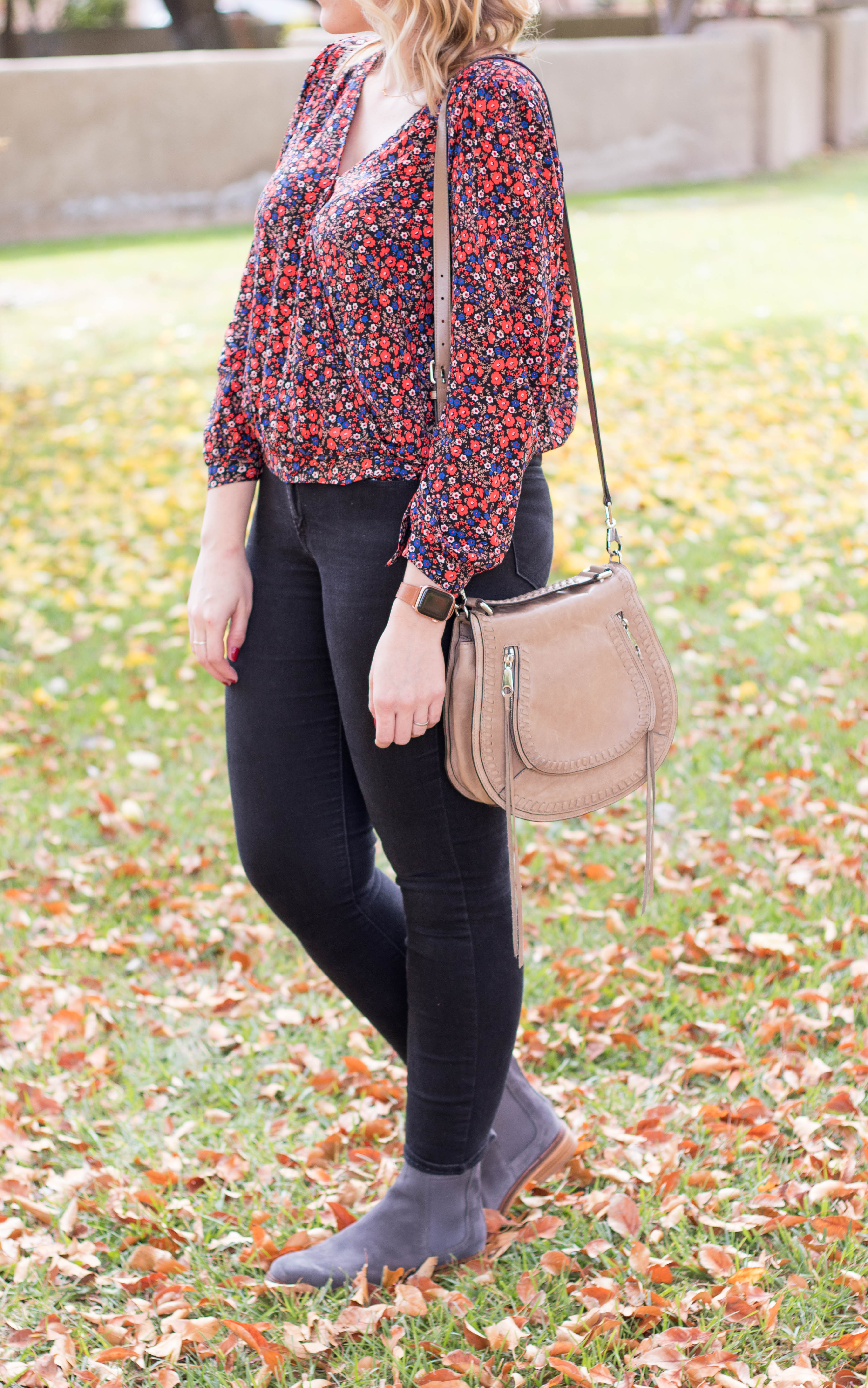 casual fall outfit #fallstyle #falloutfit #ankleboots #tallfashion