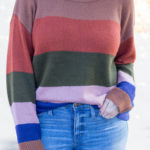 striped cozy sweater the weekly style edit #theweeklystyleedit #fashionblogger #fallstyle