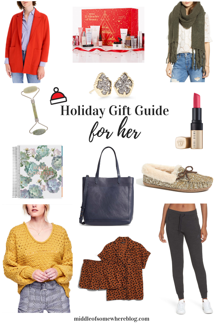 gift guide for her 2018 #giftguide #giftsforher #giftideas