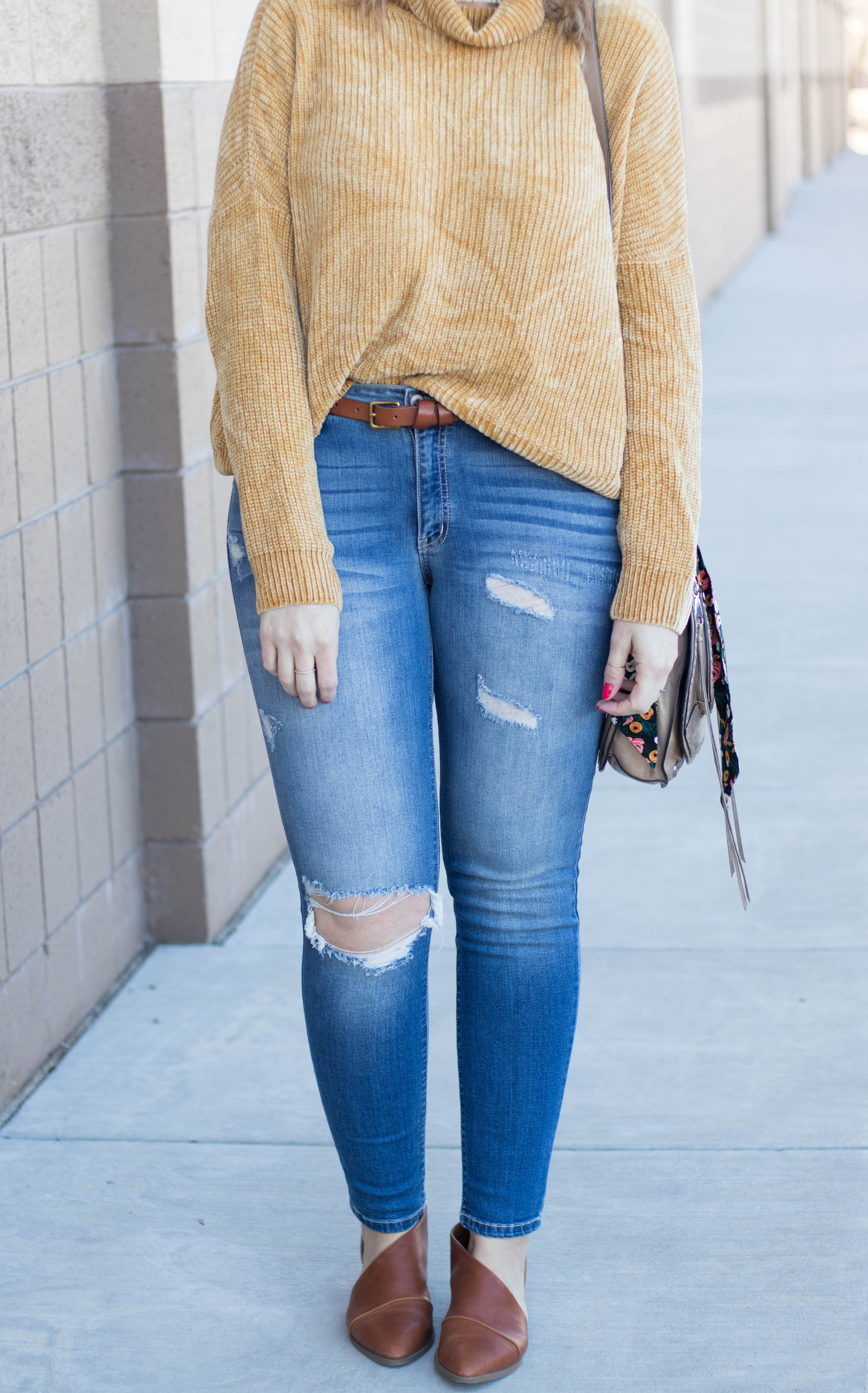 free people dupe cut out booties #freepeople #targetstyle #distressedjeans