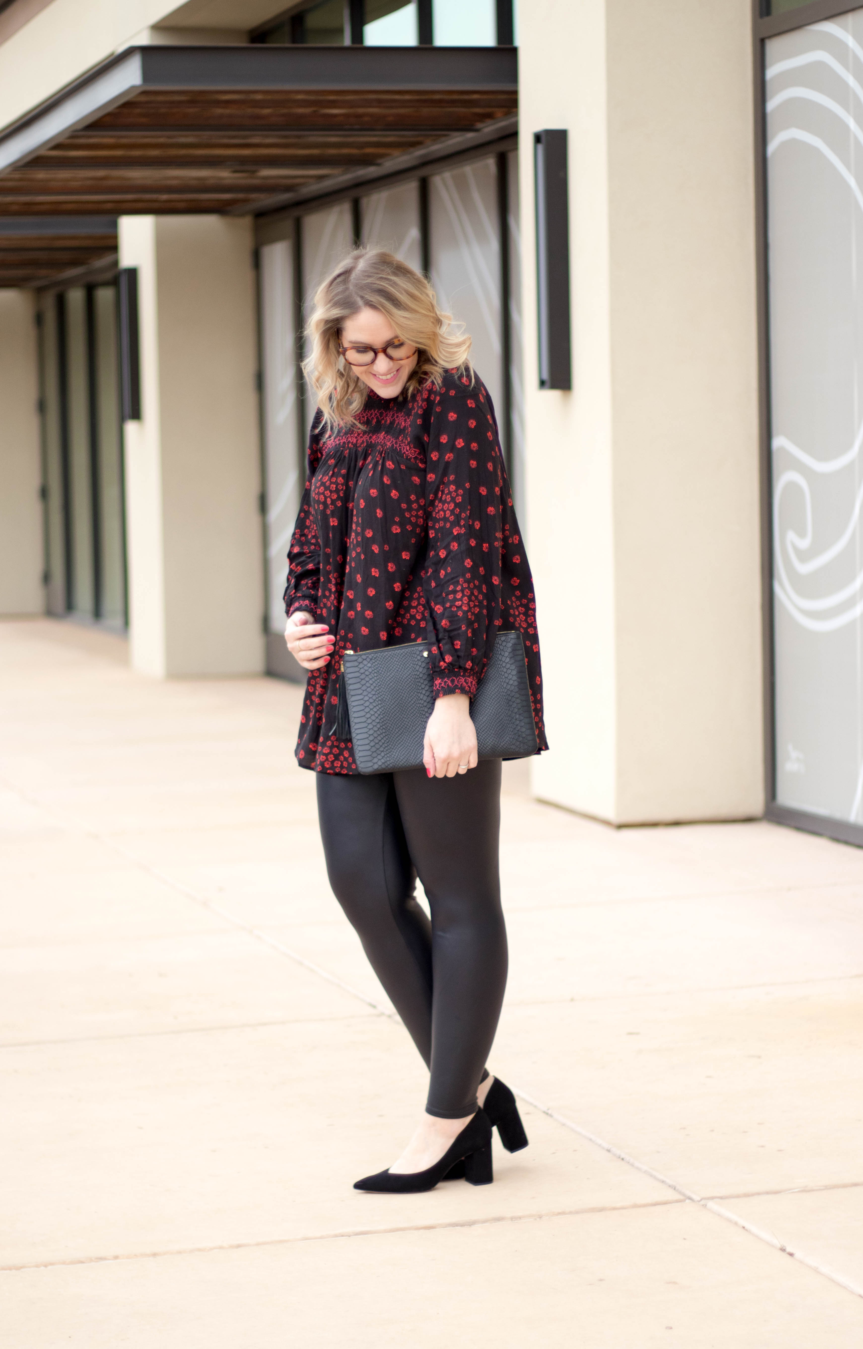 Leather Leggings & Free People Tunic: The Weekly Style Edit